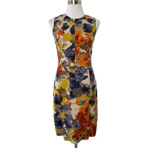ETRO Multicolor Floral Sheath Dress